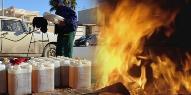 قفصة: حريق بمستودع للبنزين المهرّب يودي بحياة طفلة الثلاث سنوات
